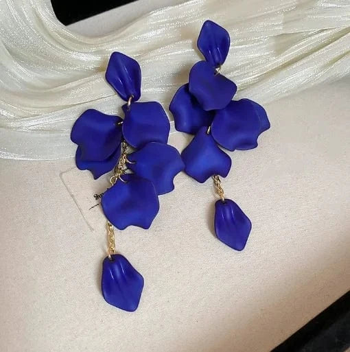 1 HE25157 French Blue Earings Jewelry Accessories Girl Dangle Earrings 2022 Trend