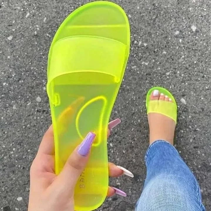 10 / green-hh fashion femme Wholesale woman flat shoes casual summer women's sandals designer women slippers