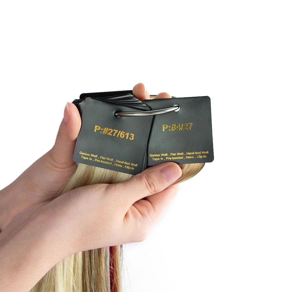 10 Inches / 26 colors color ring Use for Match Human Colored Hair Extensions Sample Color Ring/Chart With Different Colors