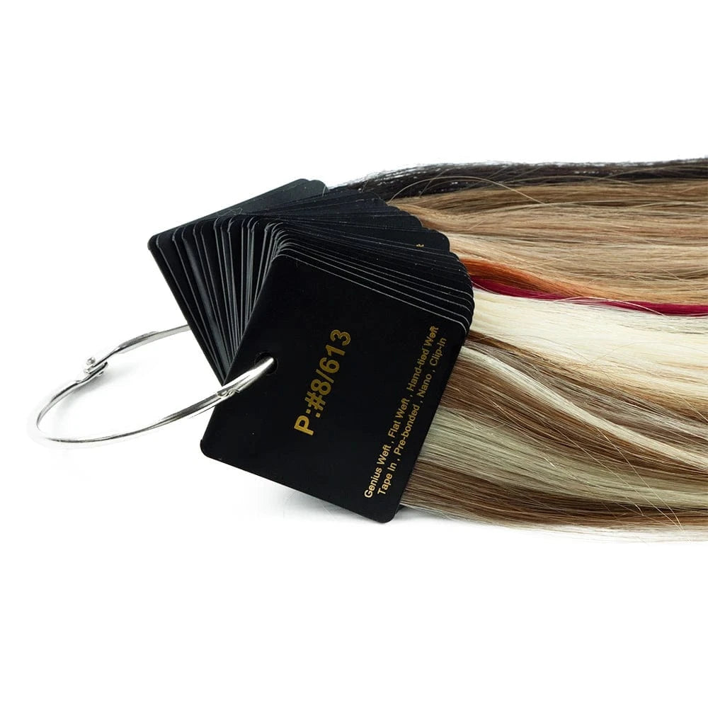 10 Inches / 26 colors color ring Use for Match Human Colored Hair Extensions Sample Color Ring/Chart With Different Colors