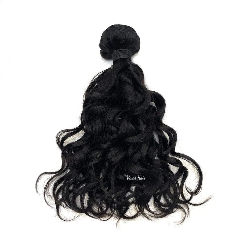 10 Inches / wavy VMAE Remy Full Cuticle Aligned Hair Weft Water Wave Deep Wavy Brazilian Human Hair Bundles Raw Mink Virgin Extensions