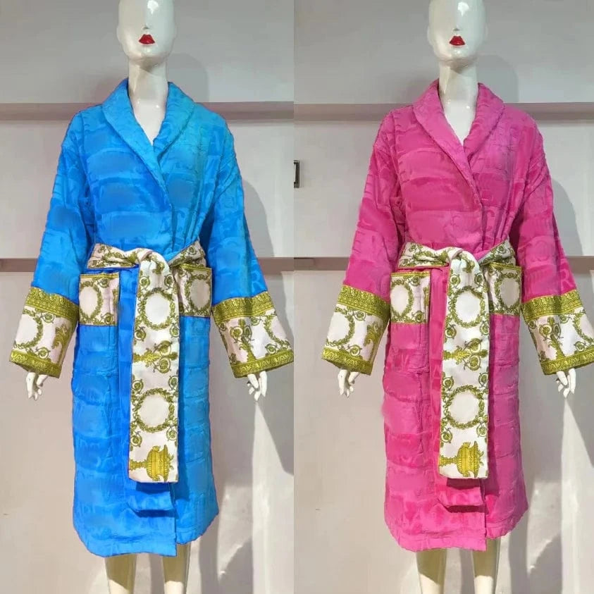 100% Cotton Solid Color Towel Shawl Bathrobe Fashion New Hot Selling Men's Women's Nightwear Bathrobe Sexy Lingerie 2 Orders