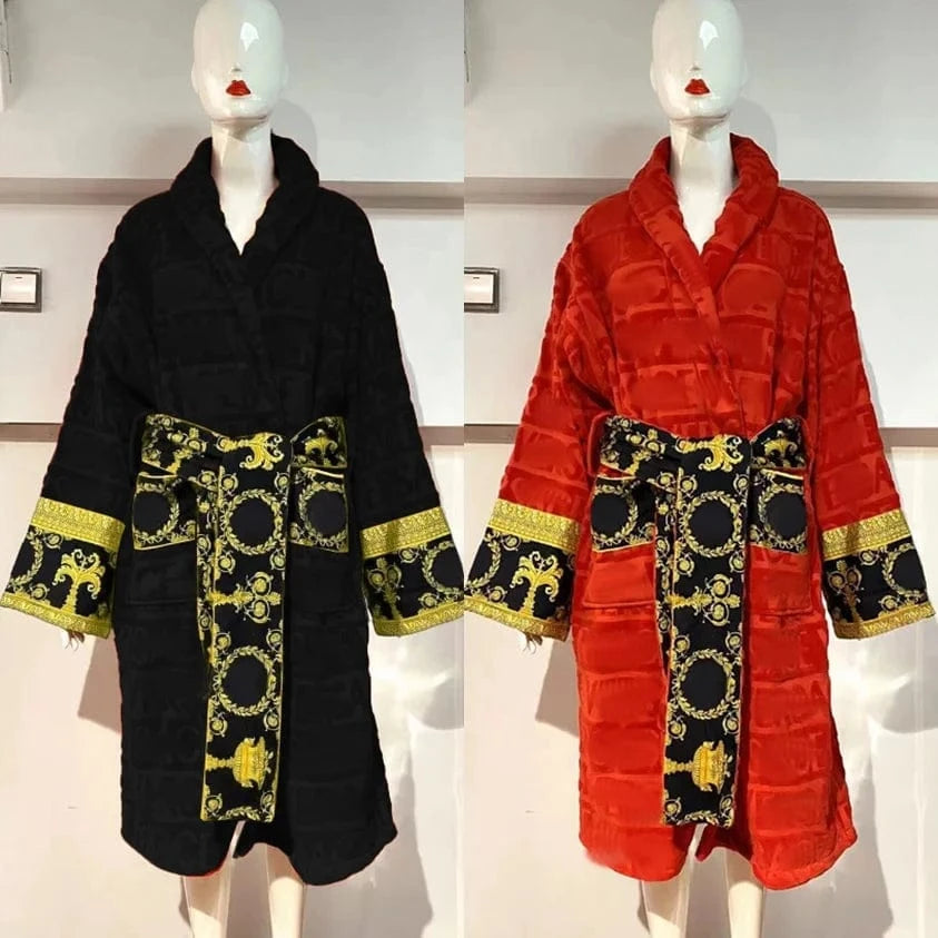 100% Cotton Solid Color Towel Shawl Bathrobe Fashion New Hot Selling Men's Women's Nightwear Bathrobe Sexy Lingerie 2 Orders