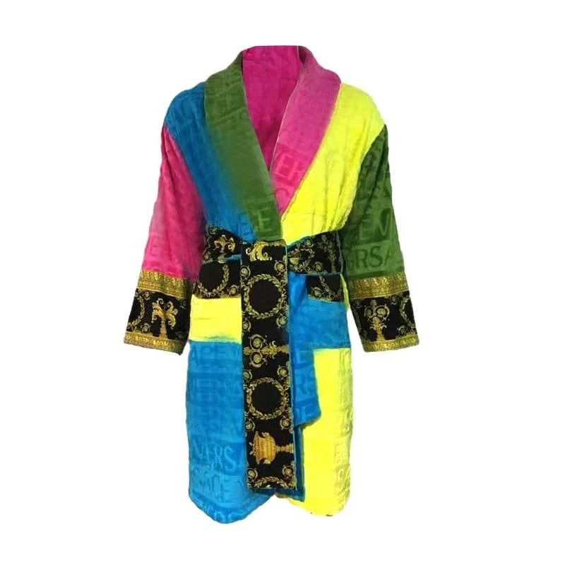 100% Cotton Solid Color Towel Shawl Bathrobe Fashion New Hot Selling Men's Women's Nightwear Bathrobe Sexy Lingerie 2 Orders