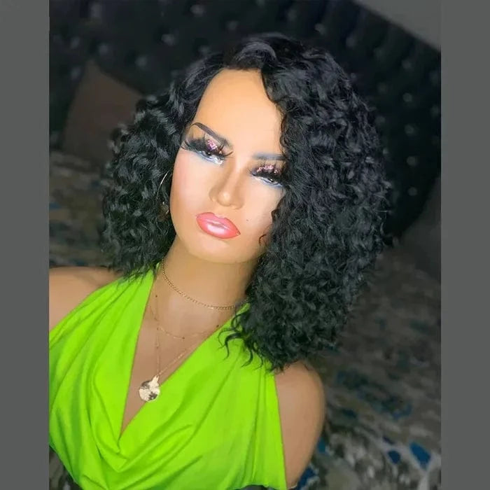 100% Cuticle Aligned Wig Red Brown Color Customized Loose Wave Virgin Brazilian Human Hair Lace Front Wigs