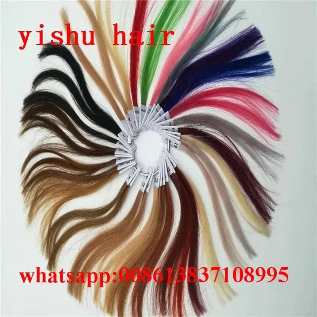 100% pure human hair no any mixed no shedding no tangle hair color ring