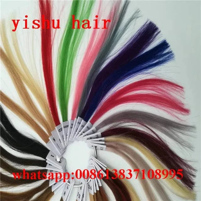 100% pure human hair no any mixed no shedding no tangle hair color ring