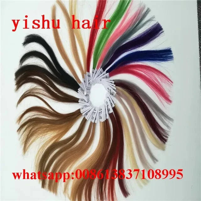100% pure human hair no any mixed no shedding no tangle hair color ring