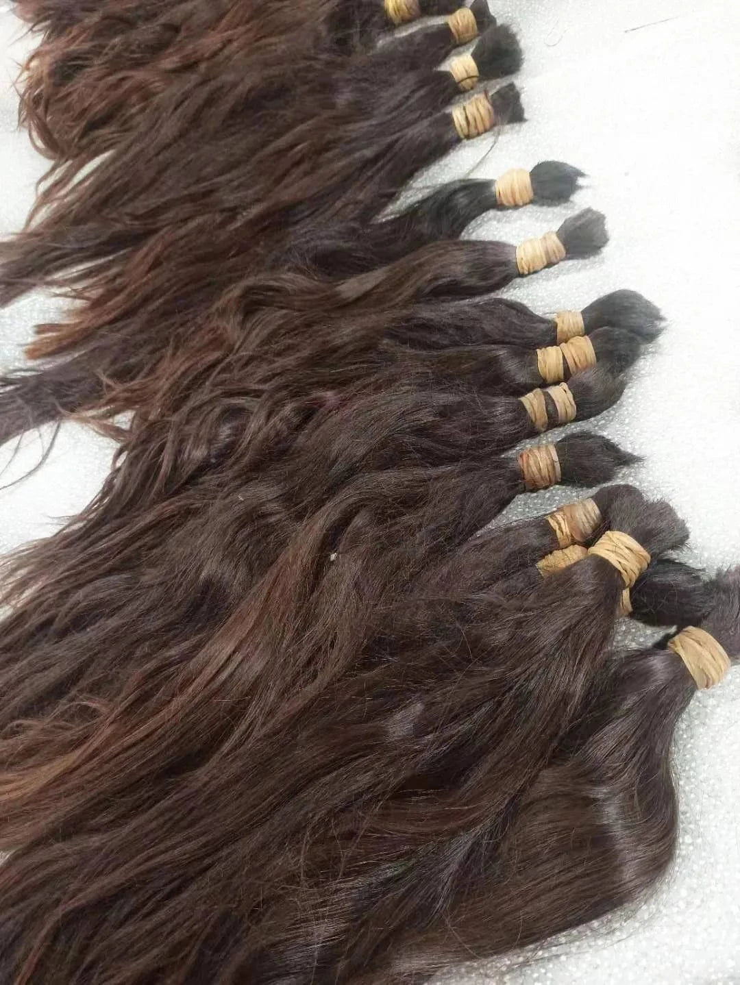 100% Raw russian quality Hair Bulk Unprocessed Wholesale Hair Vendors Virgin Bundles In Bulk Double Drawn Human Hair Extension