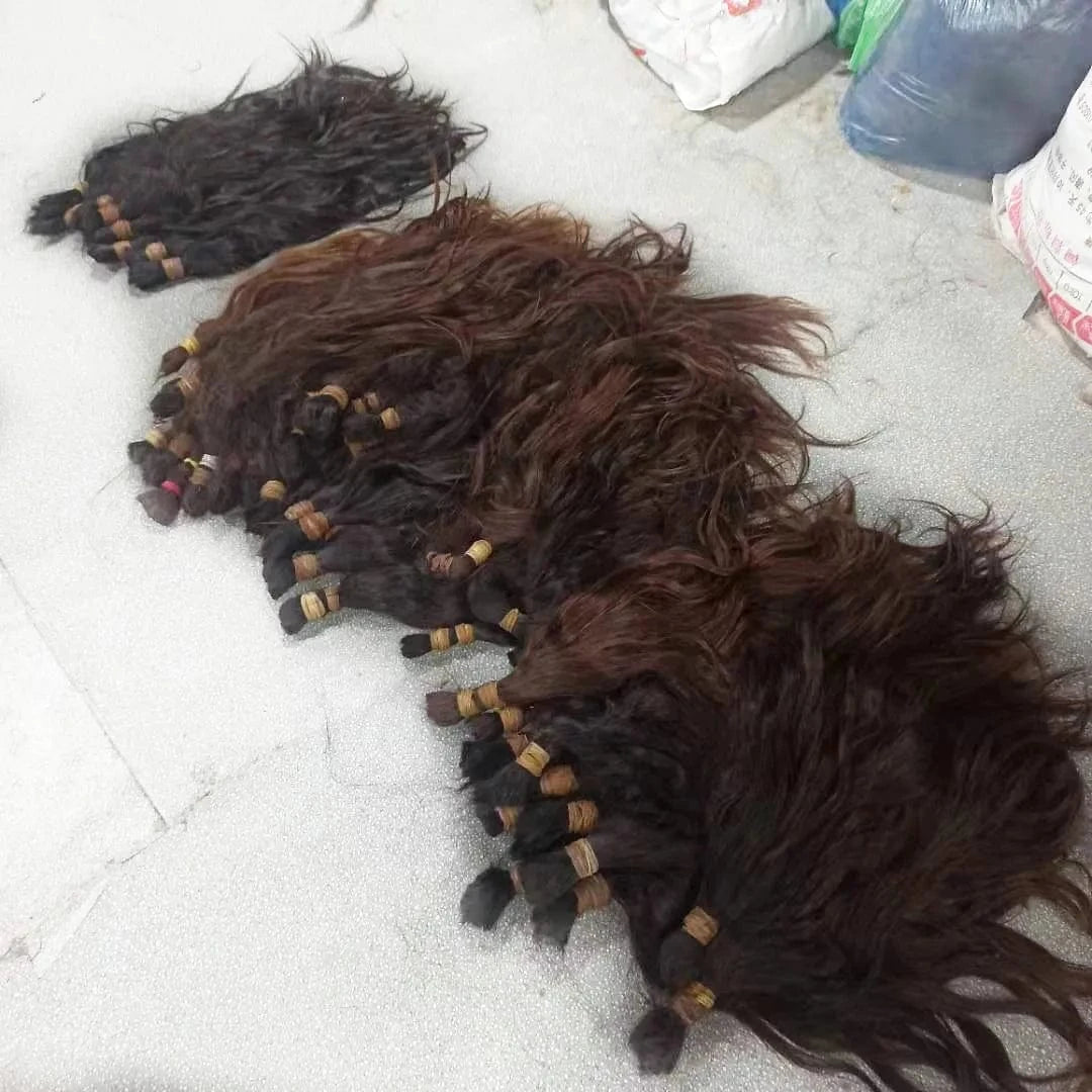 100% Raw russian quality Hair Bulk Unprocessed Wholesale Hair Vendors Virgin Bundles In Bulk Double Drawn Human Hair Extension