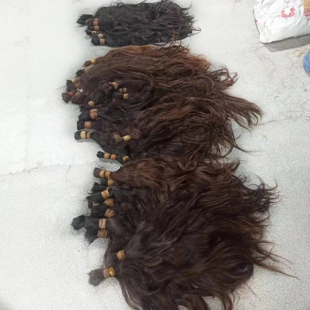 100% Raw russian quality Hair Bulk Unprocessed Wholesale Hair Vendors Virgin Bundles In Bulk Double Drawn Human Hair Extension