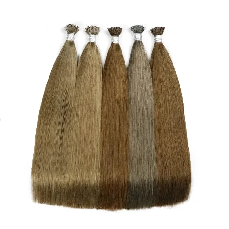 100% Raw Virgin Keratin Tip Hair Extensions Natural Cuticle Aligned Blonde K Tip Hair Extensions Human Hair