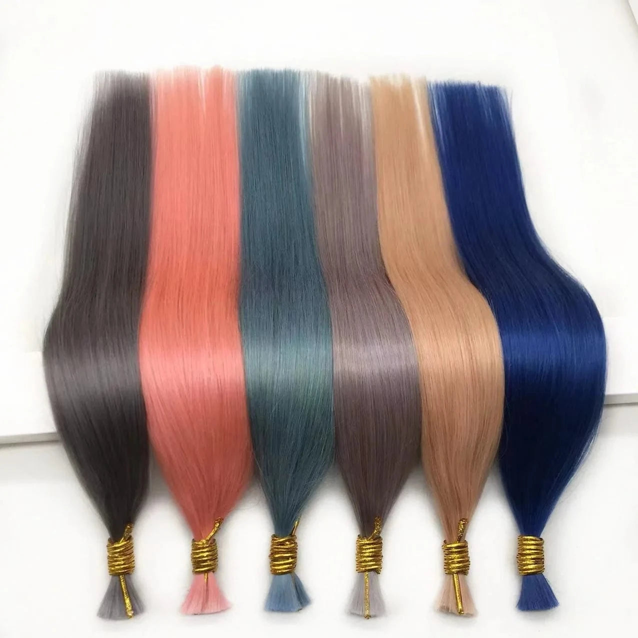 100% unprocessed european russian virgin remy human hair extension/bulk