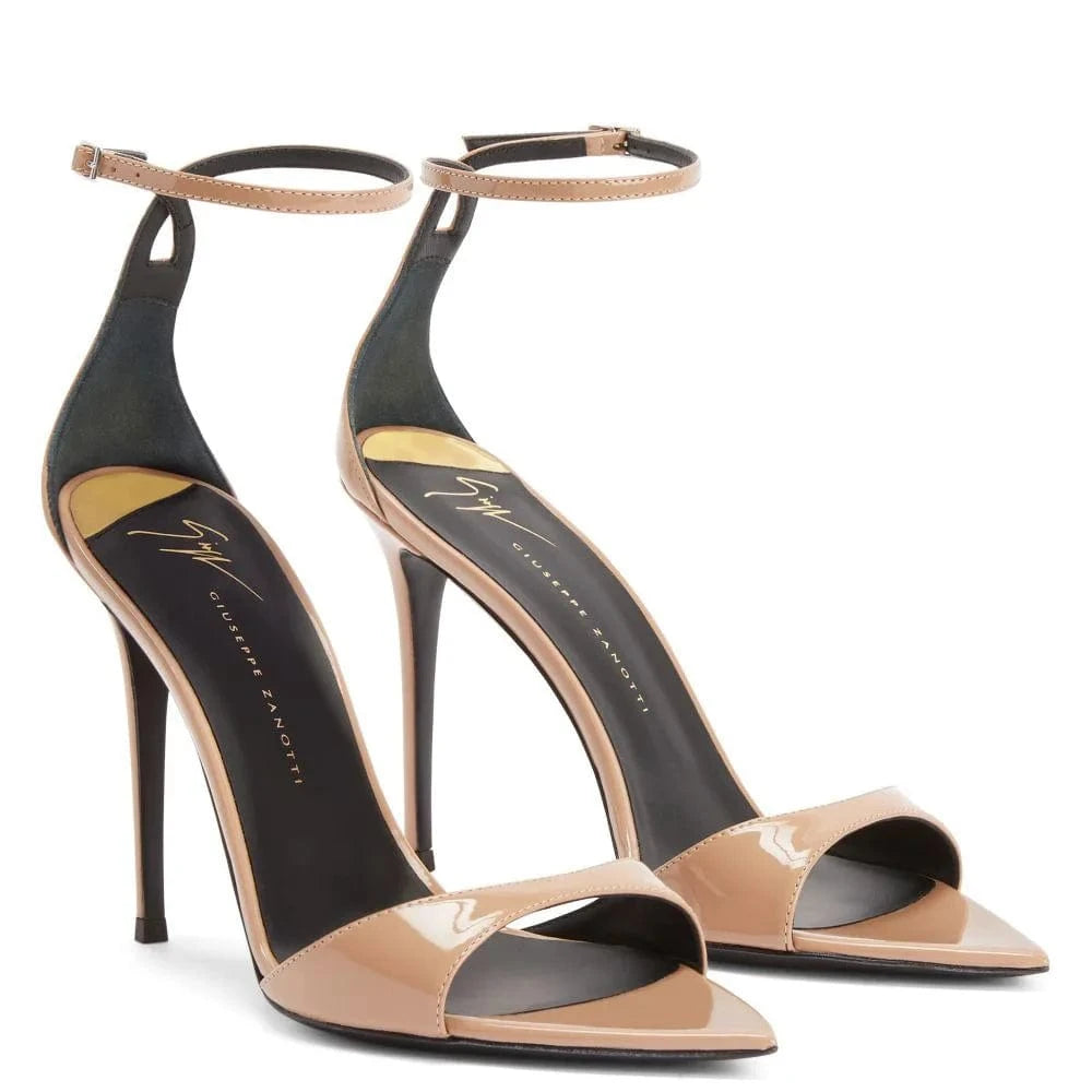 118310 DEleventh shoes women branded new style women's high heels pointed toe color matching buckle fashion shoes stilettos