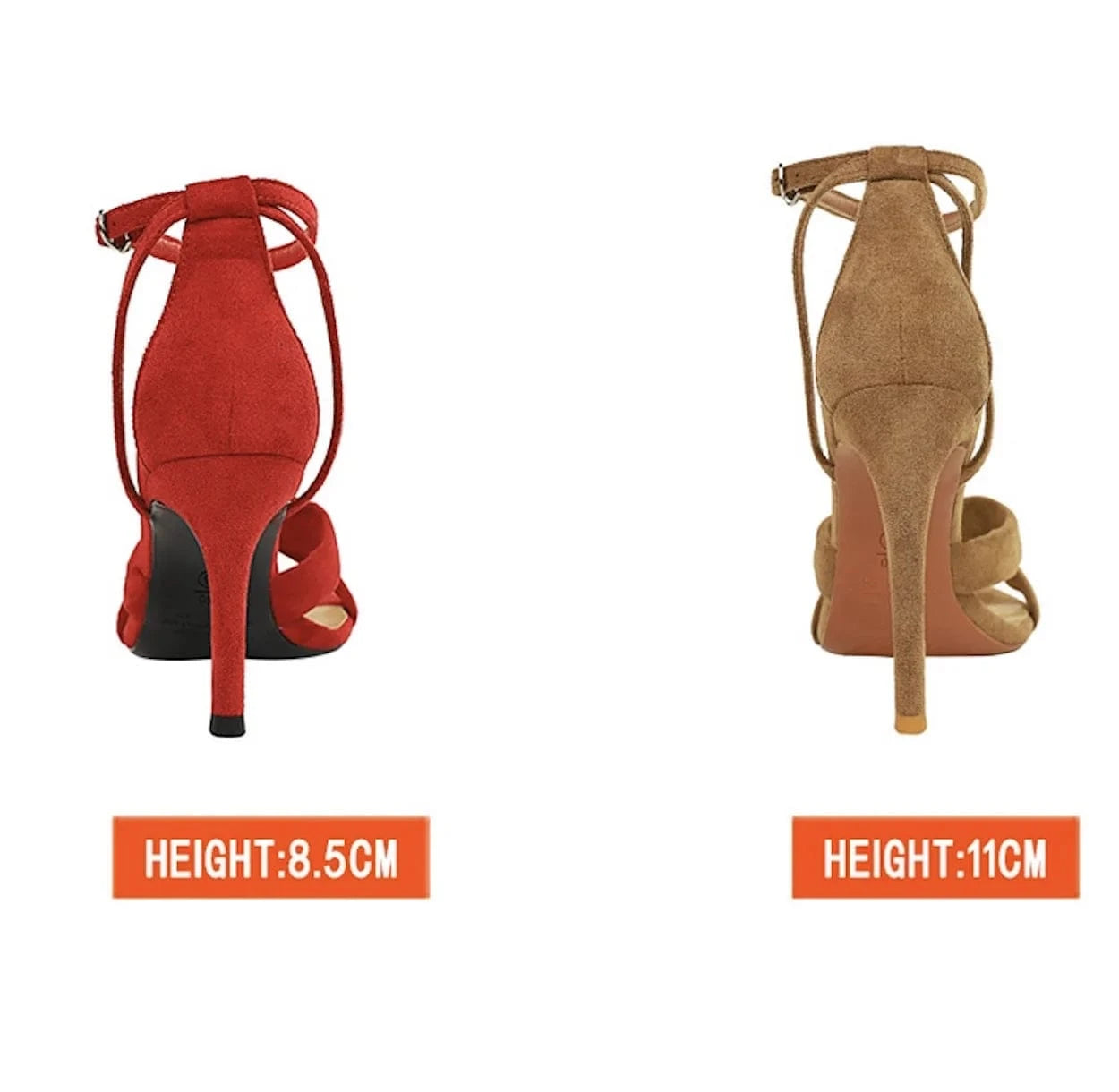 11CM/8.5CM New Sandal Talon Pour Femm Fashion Stiletto Lace up Strap Heels for Women