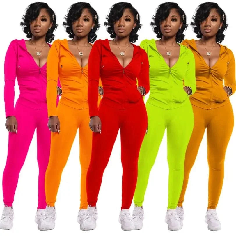 12 Color Autumn Jogger Tracksuits For Women Sweat Suits Two Piece Pants Set 2 Pieces Ladies Hoodies Sweatshirt Coat Clothes B780