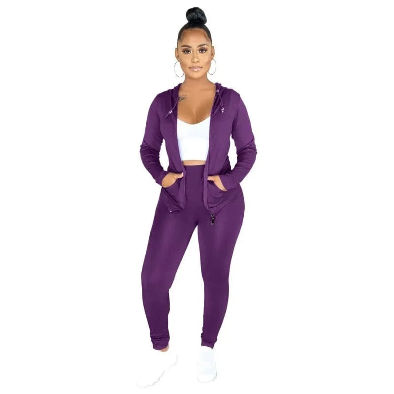 12 Color Autumn Jogger Tracksuits For Women Sweat Suits Two Piece Pants Set 2 Pieces Ladies Hoodies Sweatshirt Coat Clothes B780