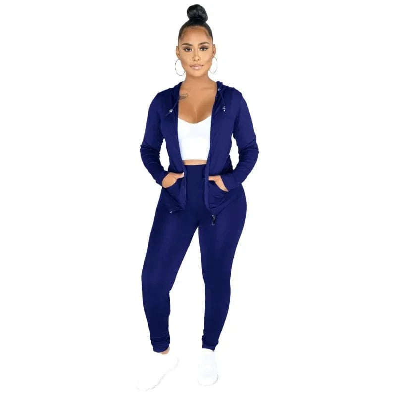 12 Color Autumn Jogger Tracksuits For Women Sweat Suits Two Piece Pants Set 2 Pieces Ladies Hoodies Sweatshirt Coat Clothes B780