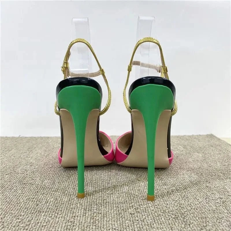 12CM/10CM/8CM Talons Latest Fashion Estilo De Tacones  Thin Stilettos Hot Pink  Heels for Ladies
