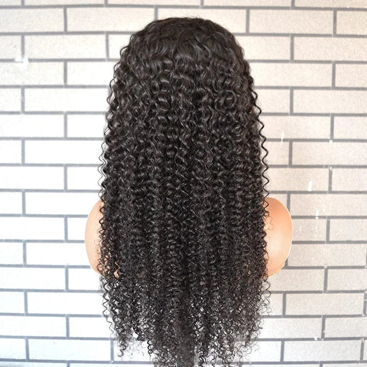 13x4 Kinky Curly / 28 Inches 180 Density Pre Plucked Cuticle Aligned Virgin Human Hair Mink 26 Inch 13X4 Curly Body Wave Frontal Brazilian Lace Hair Wigs