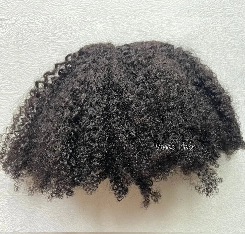 14 Inches / Afro Curly A VMAE Wholesale Raw Remy Virgin Human Hair Extensions Clip Ins Wavy Afro Kinky Curly Clip In Hair Extensions for Black Women