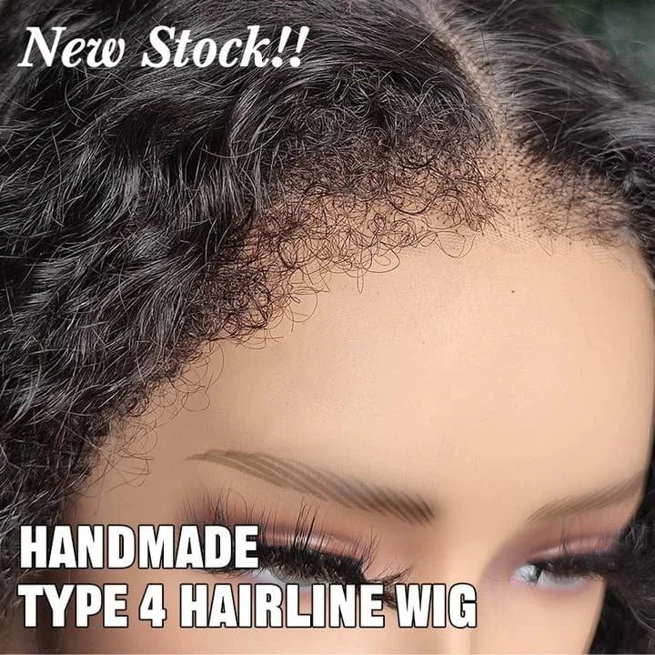 150% Glueless Curly Baby Hair Swiss Lace Front Wig 13x6 13x4 HD Lace Frontal Human Hair Edges Curly Wig