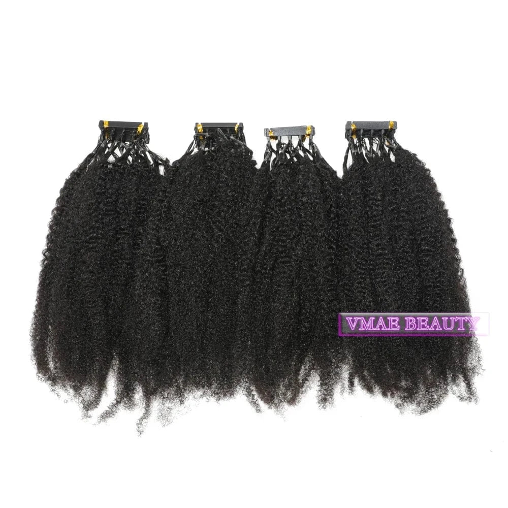 16 Inches / 4C 6D hair 100g VMAE Virgin Cambodian Cuticle Aligned 6D-3 Hair Extension Afro Kinky Curly 4A 4B 4C 3A 3B 3C 6D Human Hair Extensions Kit
