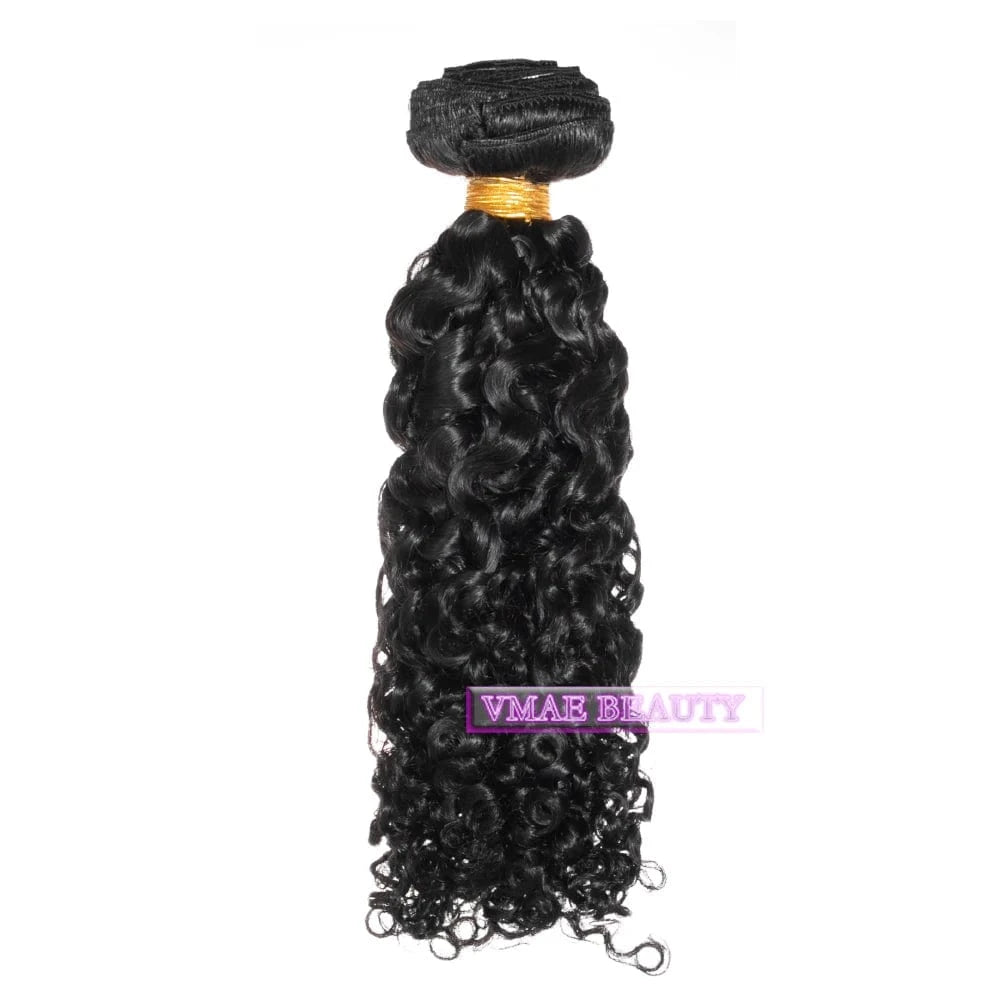 16 Inches / Afro Curly B VMAE Wholesale Raw Remy Human Hair Extensions Clip Ins Deep Wavy Afro Kinky Curly Clip In Hair Extensions for Black Women