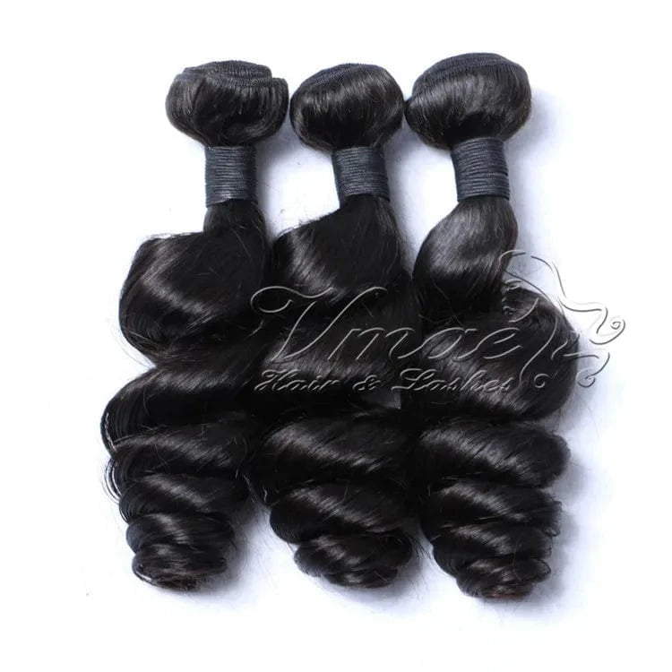 16 Inches / Loose wave VMAE Wholesale Raw Remy Virgin Human Hair Extensions Clip Ins Wavy Afro Kinky Curly Clip In Hair Extensions for Black Women