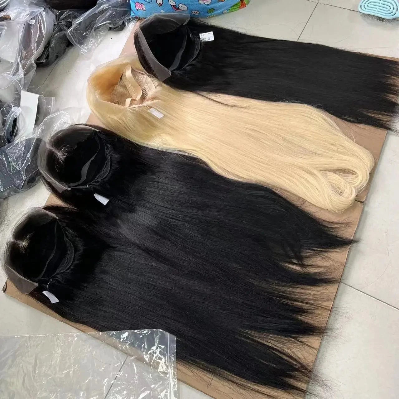 180% 200% Density Raw Indian Cuticle Aligned Hair deep wave straight Wig Loose Deep Glueless HD Lace Wigs Human Hair