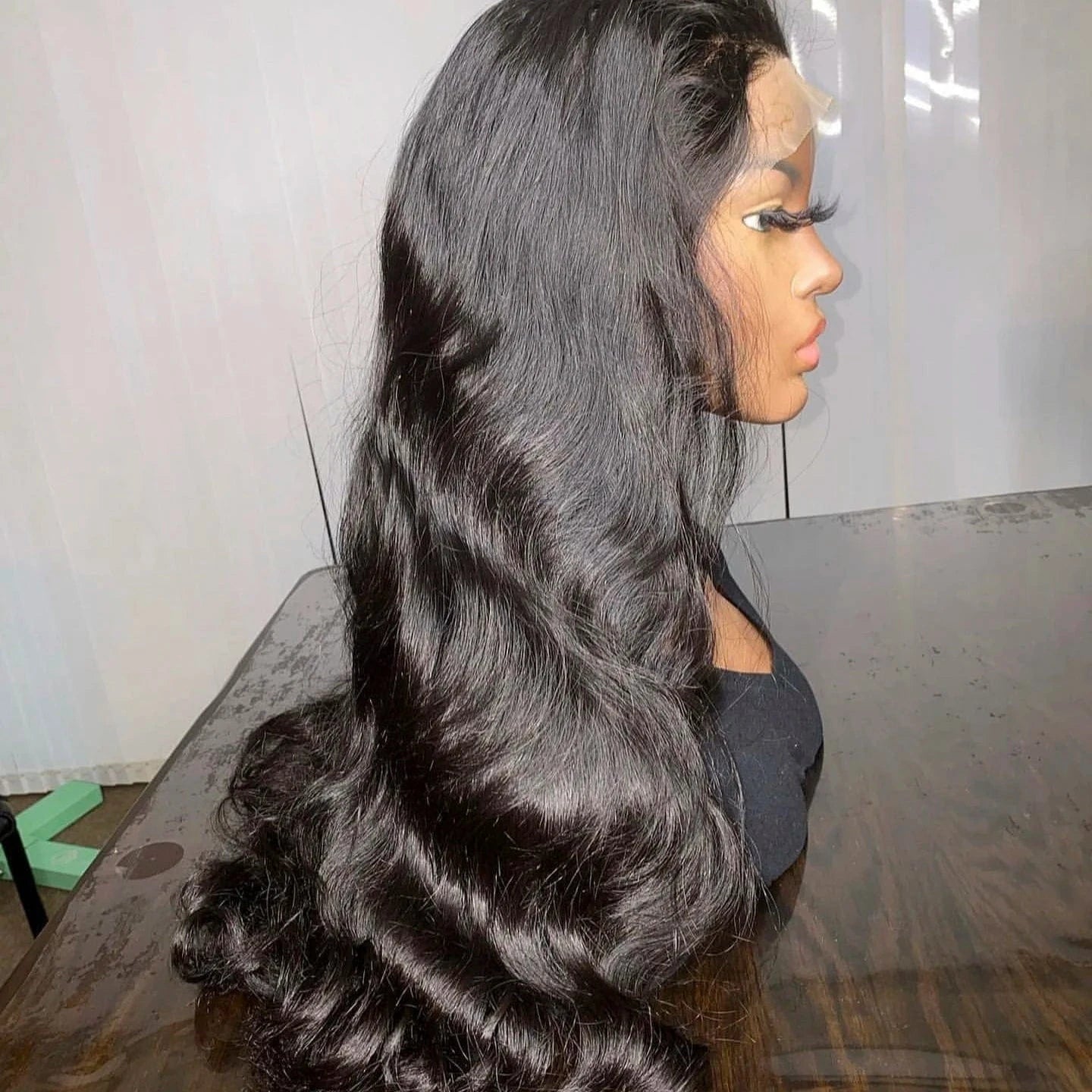 180% density 13X4 Frontal Wig Body Wave HD lace / 30 Inches wholesale body wave 13x4 transparent lace front wigs 100% raw human hair best hd lace frontal 360 wig factory vendors