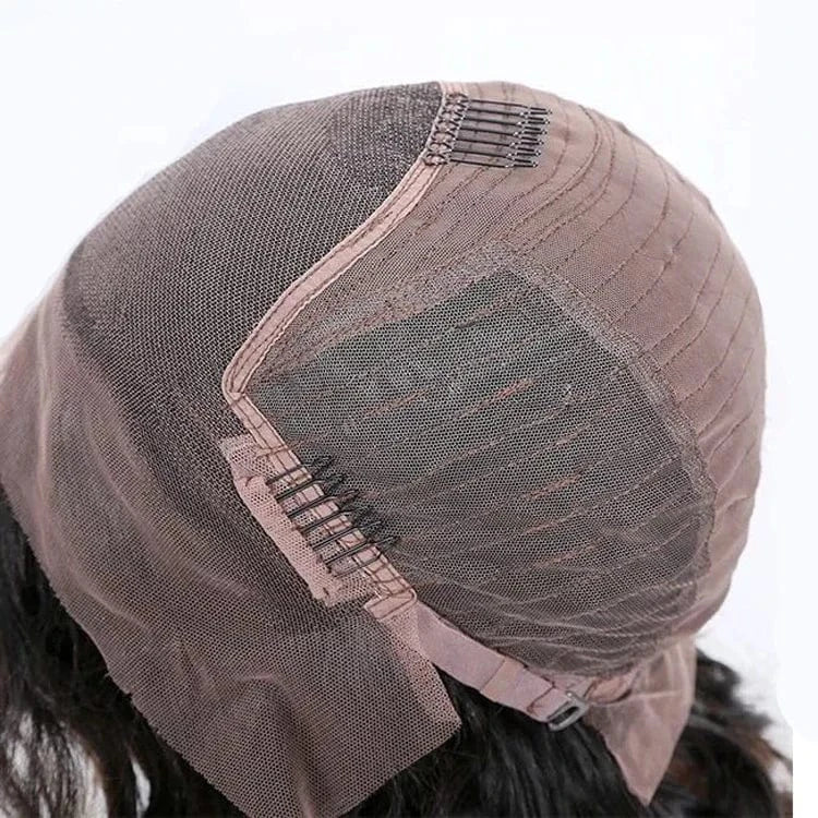 180% Density Glueless Loose Wave Brazilian Virgin Human Hair 13*6 Lace Front Wig with Baby Hair Wigs