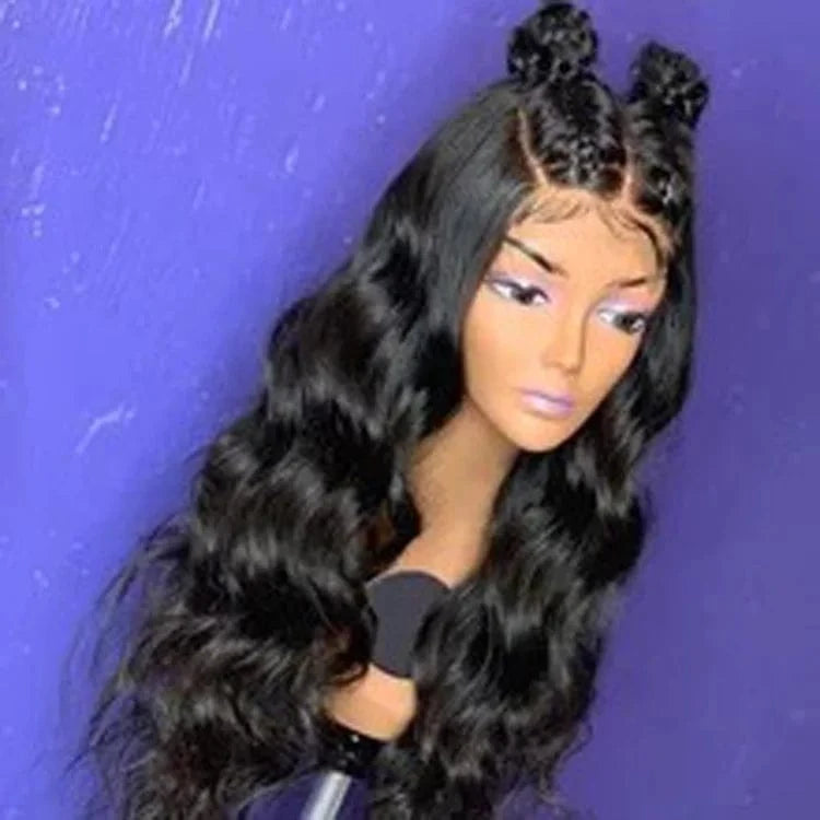 180% Density Glueless Loose Wave Brazilian Virgin Human Hair 13*6 Lace Front Wig with Baby Hair Wigs