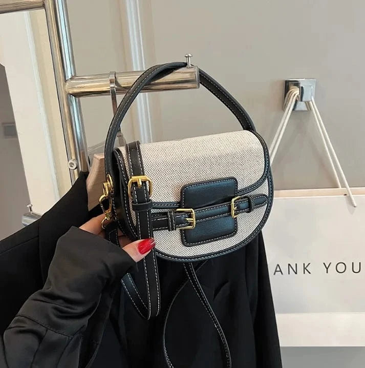 18cm*5cm*13cm / Black New Fashion Handbags Lady Casual Saddle Bags Lady Design Purses For Females