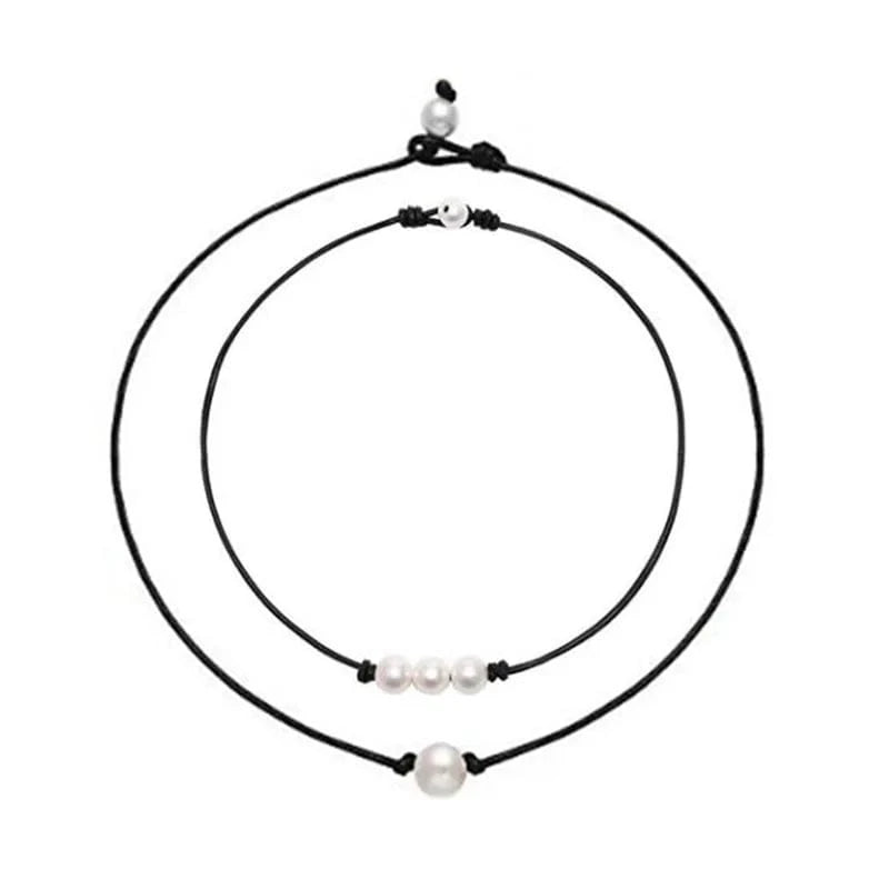 18inches / pearl necklace set Natural Cowrie Beads Shell Bracelet/Anklet/necklace Handmade Beach bracelet Jewelry Hawaiian Jamaican Style Adjustable for Women
