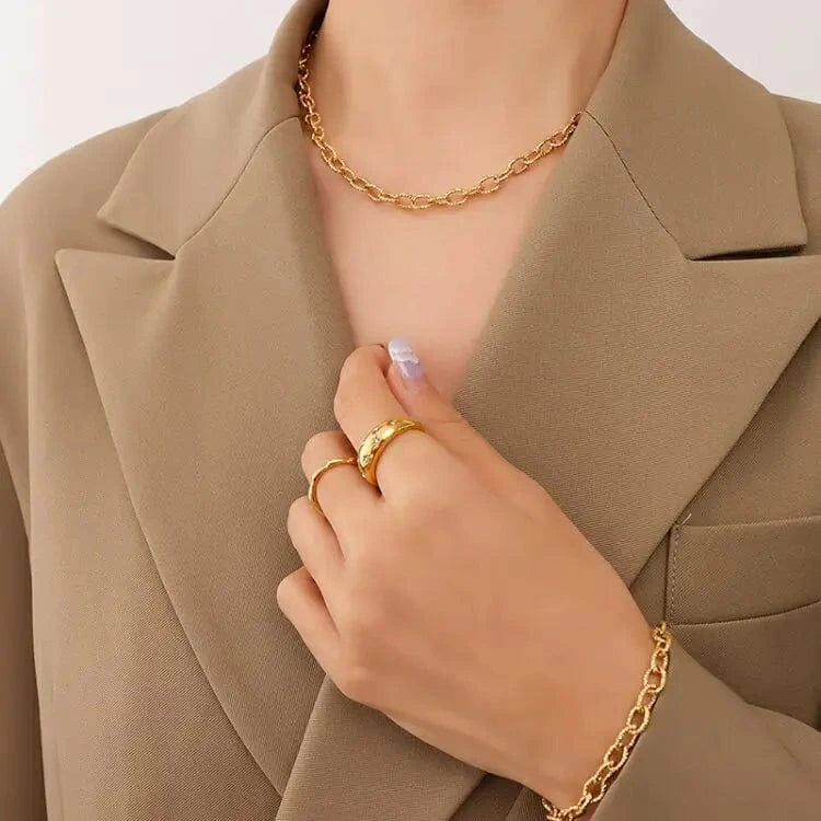 18K Gold Plated Stainless Steel China Jewelry Wholesale for Sale