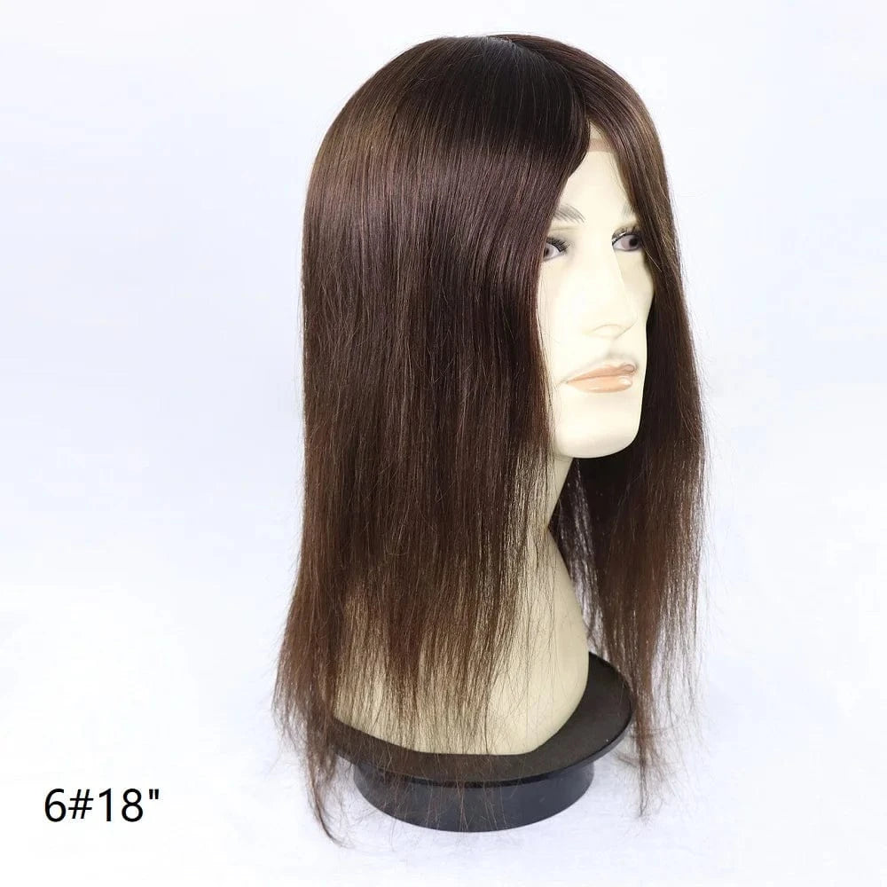 1B60 Grey 12 Inches Man Hair Unit Hollywood Base Cap Mens Wig 8x10 Hair Extensions Toupee For Men