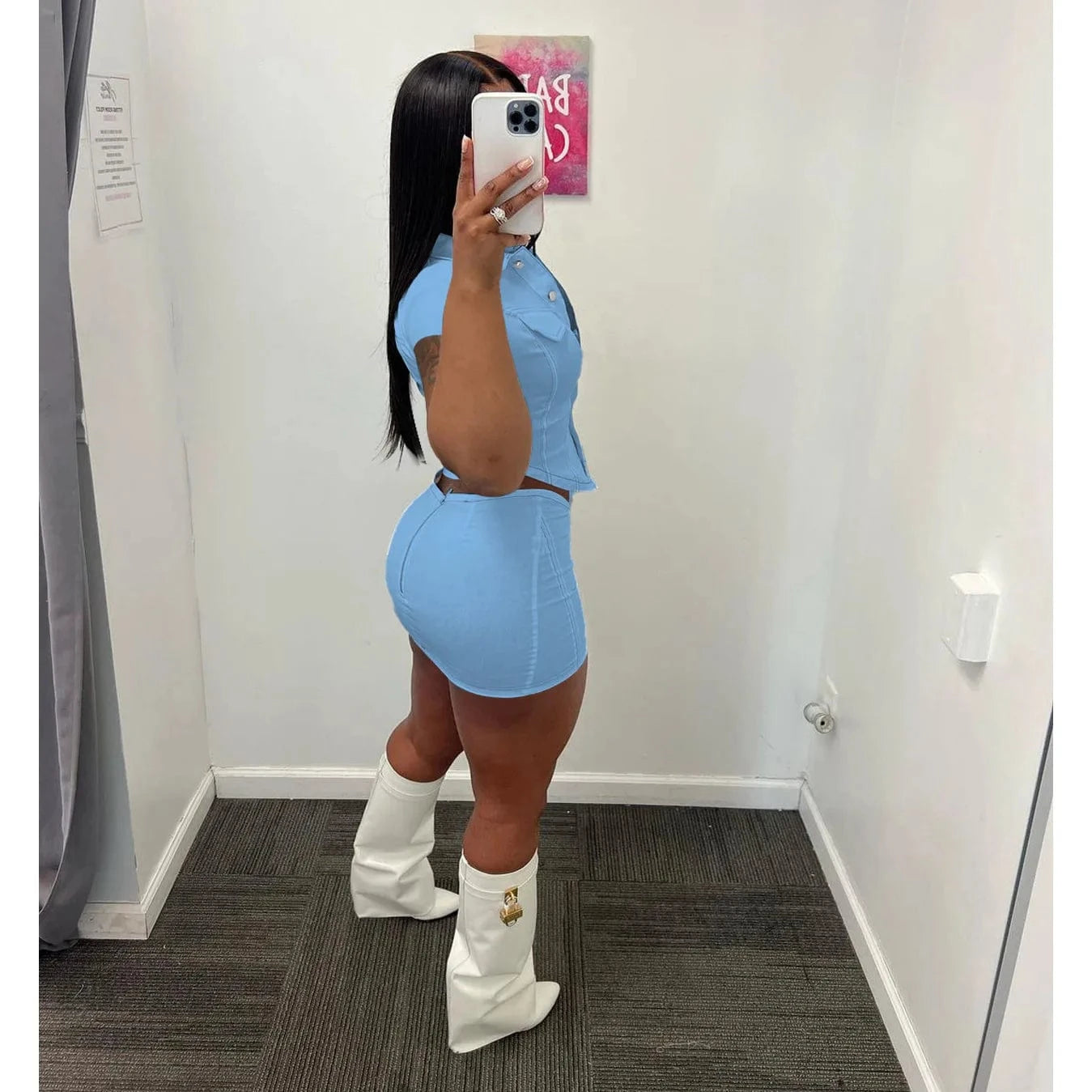 2 Piece Set Button Women Shorts Set Women Fitness Ladies Skirts and Top Set Women Solid Shirts Suit 2023 Summer Outfits