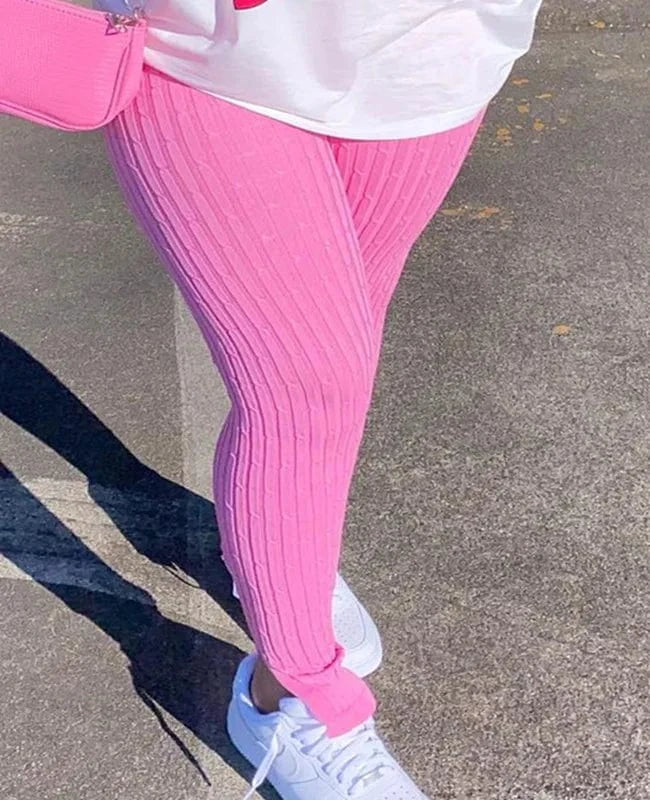 2 Piece Set Women Fall 2022 Streetwear T-shirt and Skinny Pants Set Long Sleeve T Shirt Sets for Women Two Pieces for Fall