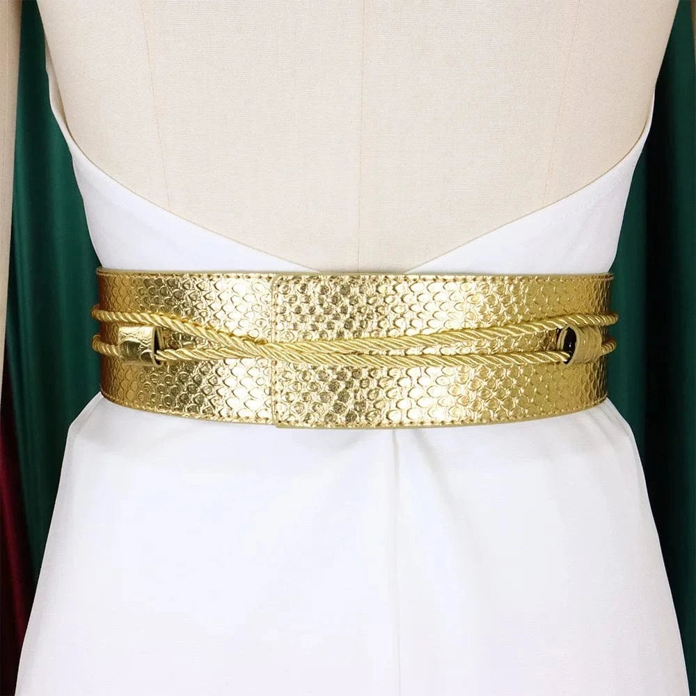 2 Pieces Pants Sets Womens Outfits Blouse Extra Long Sleeveless Backless Belt Waisted & Wide Leg Pants Pleated Floor Length Sets