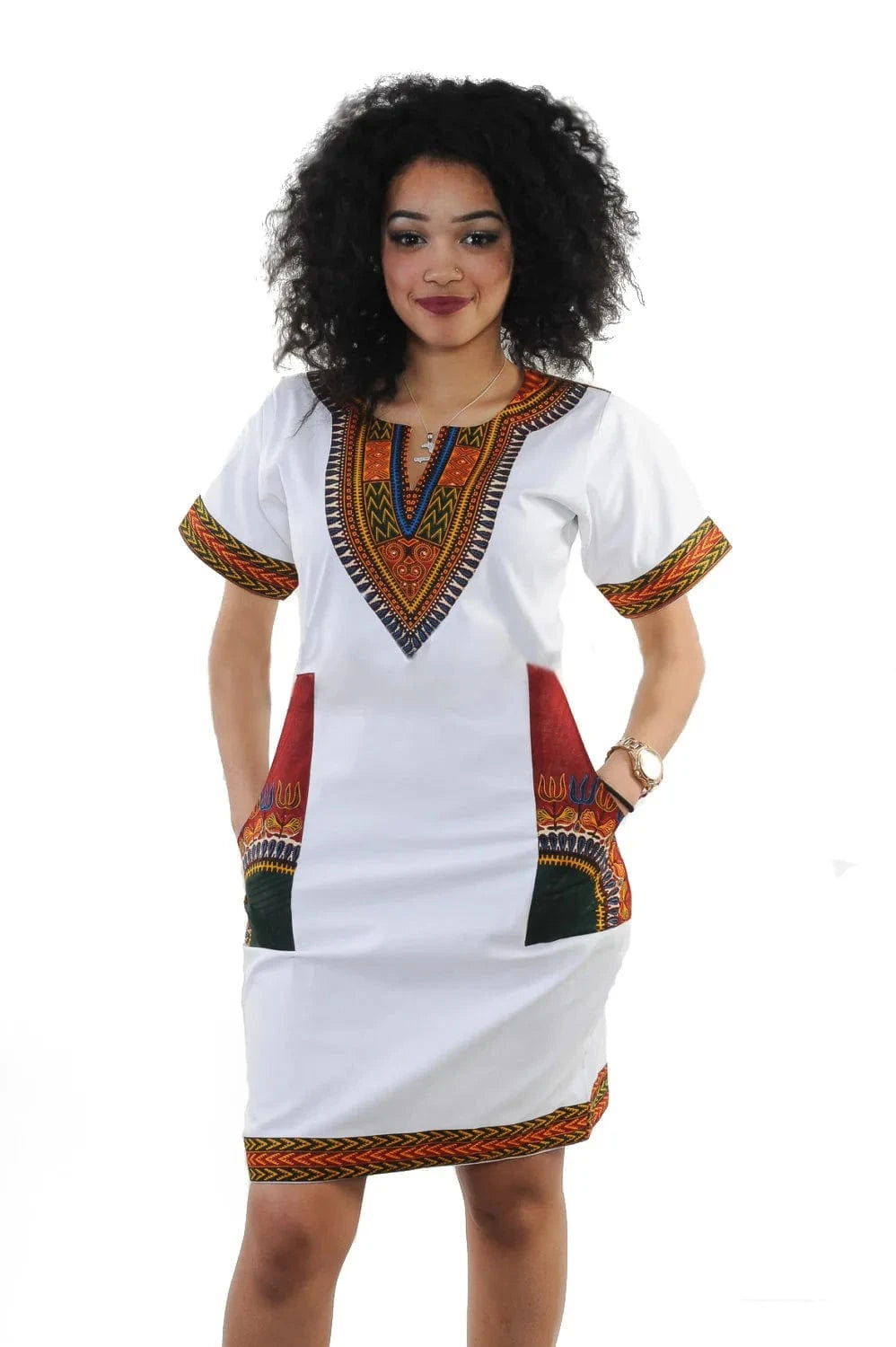 2 XL / 1 Hot African Print Fashion Dashiki Dresses for Women
