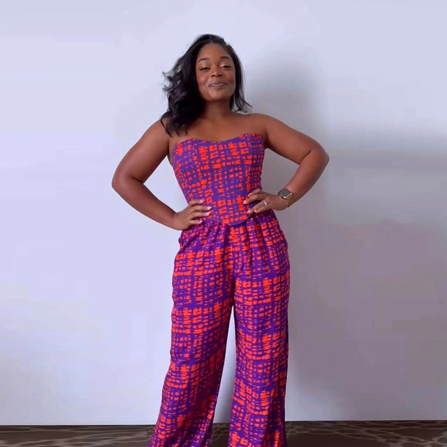 2 XL / Pink Fashion trendy two piece set women clothing summer 2024 with tube top set