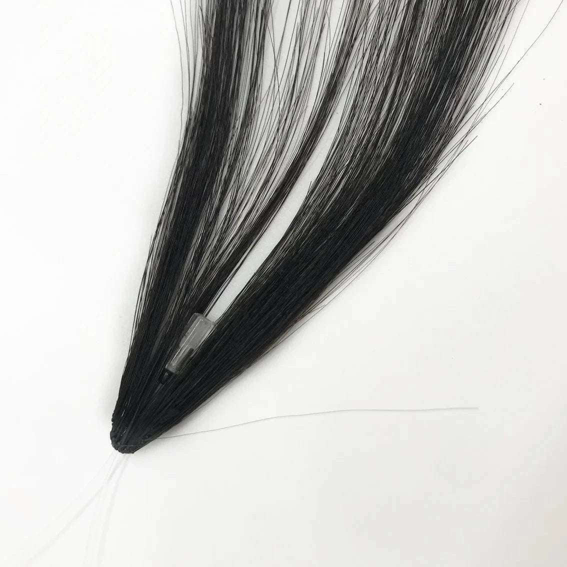 20 Inches / any one 2022 yishu hair Latest invention patented product 100% pure human hair natural color virgin quality H6 feather hair extensions