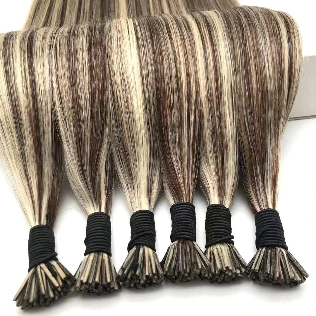 20 Inches / Black 00:00 00:00 View larger image Add to Compare Share 50g 100g 22 icnh i tip hair straight blonde raw virgin 100% remy hair russi