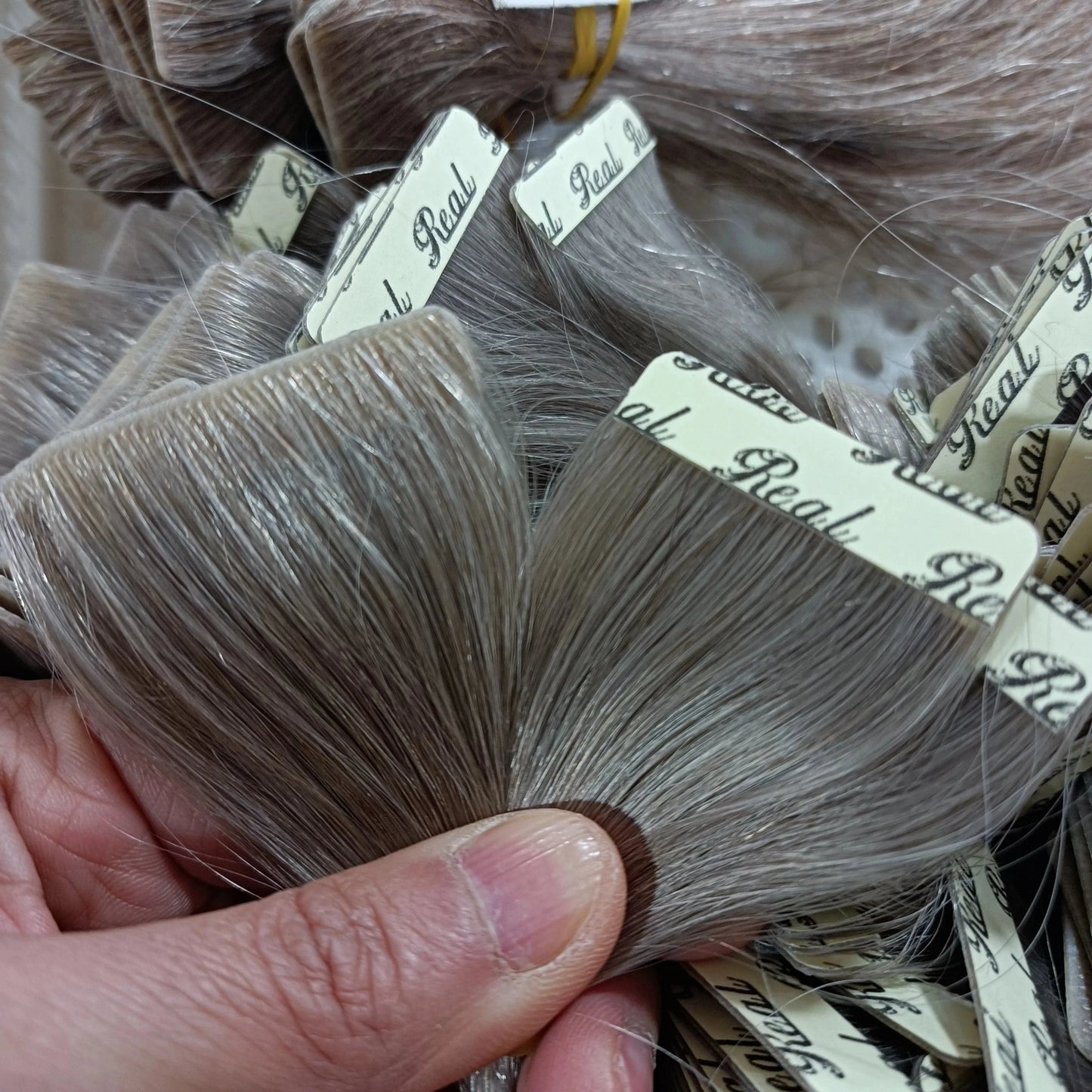 20 Inches / Customersize adhesive Hair Wholesale Price 100% Human Tangle Free Tape hair extension