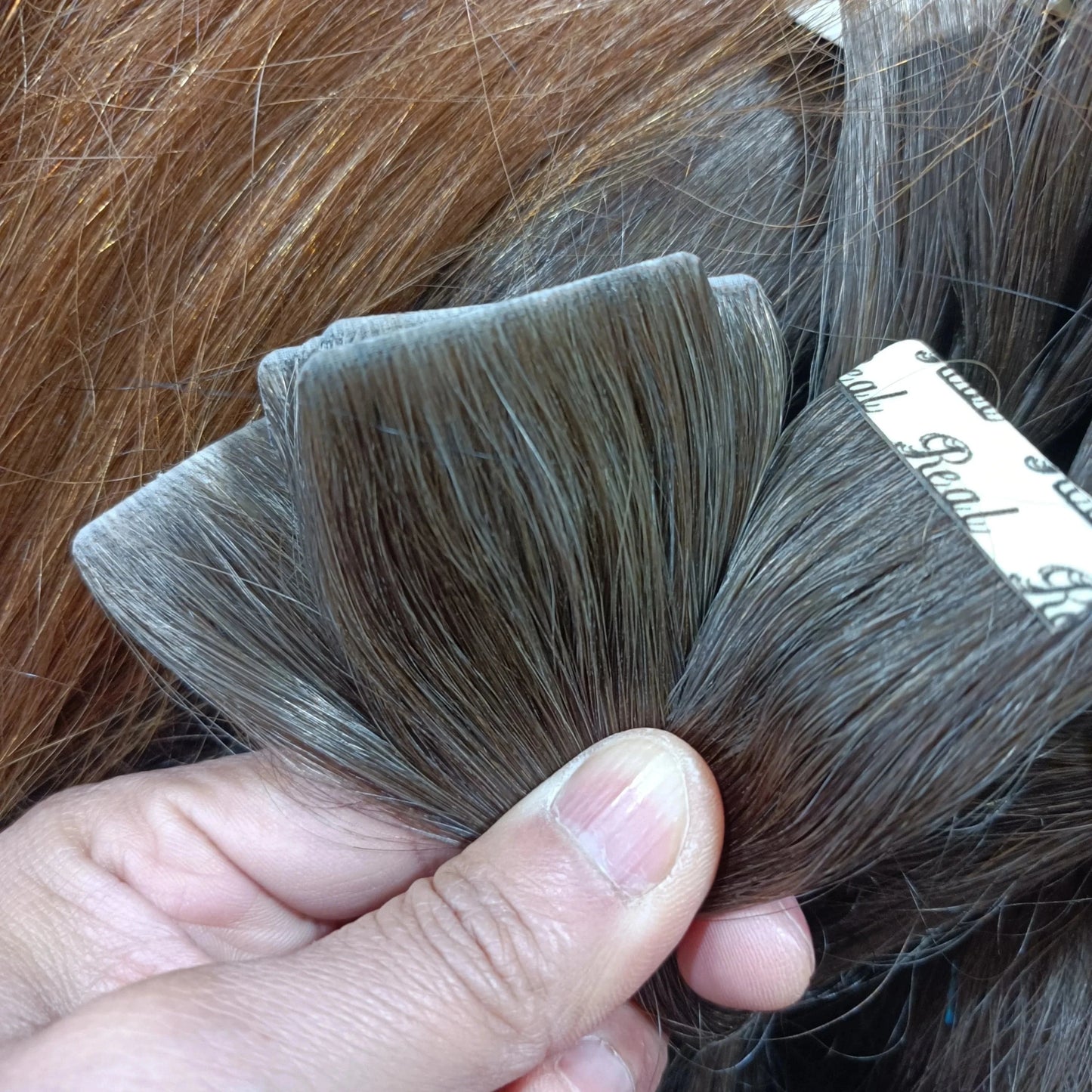 20 Inches / Customersize adhesive Hair Wholesale Price 100% Human Tangle Free Tape hair extension