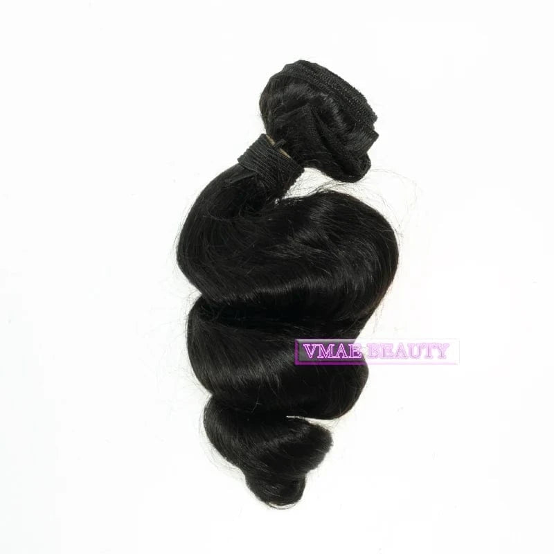 20 Inches / Loose wave weft VMAE Raw Cuticle Aligned Afro Kinky Curly Wavy Body Wave Closure and Frontals bundles Human Hair with Frontal and Closure