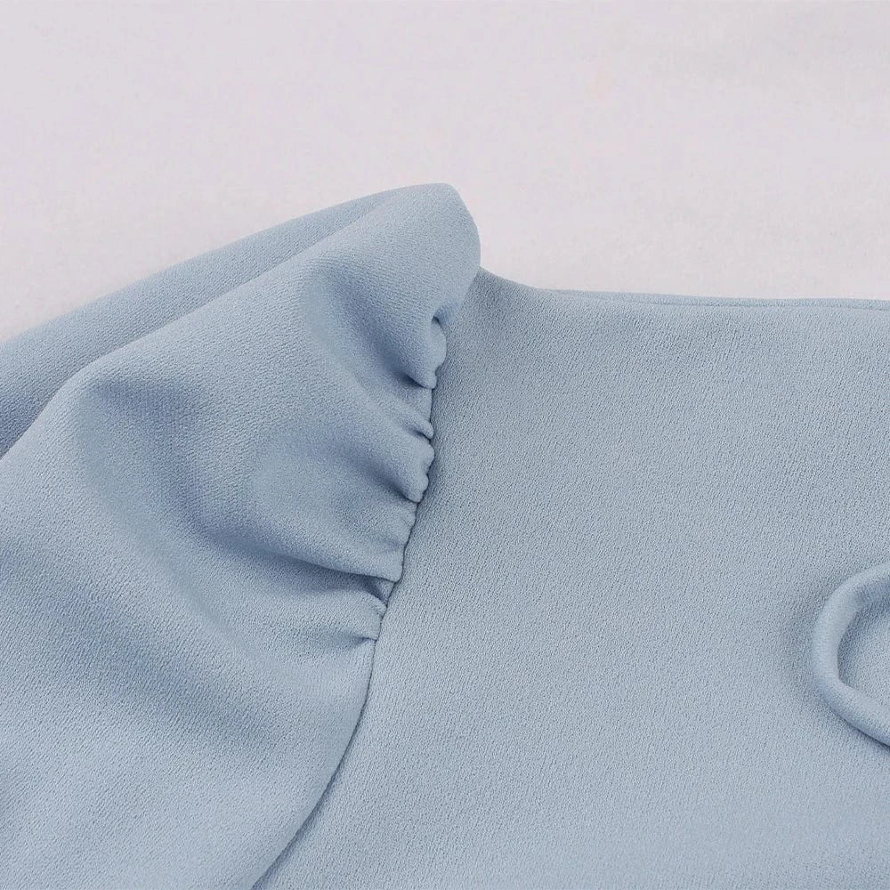 2022 New Arrival Spring Summer Women Causal Dress Puff Sleeves Flare Vintage Dress Button Up Fashion Boohoo Midi Dress