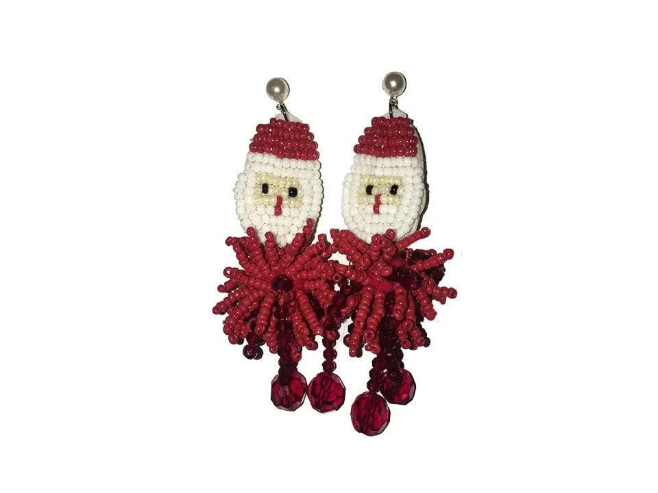 2022  New Cutechristmas ornaments christmas tree earrings bell earrings reindeer Santa Claus Gift earrings