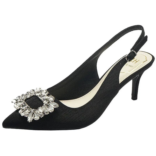 2022 New Spring Autumn Female High Heel Pumps Women Pointed-toe Buckle Stilettos Outside Banquet Ladies Dress Shoes